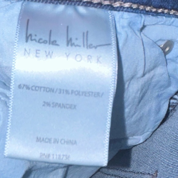 NICOLE MILLER HIGH RISE SKINNY JEANS like new 8 soho high skinny - Picture 5 of 8